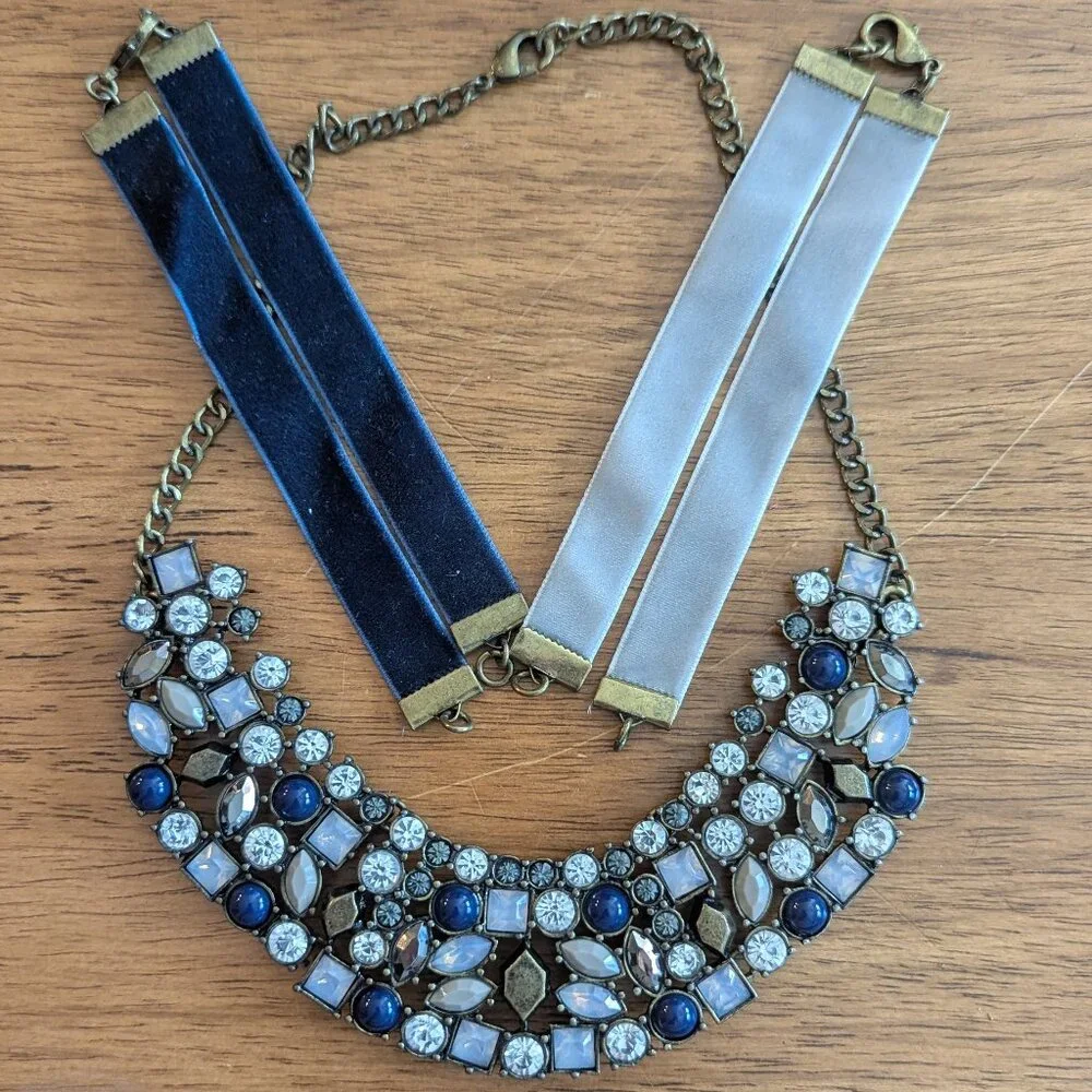 Premier Designs Antique Gold Necklace - Picture 1 of 4